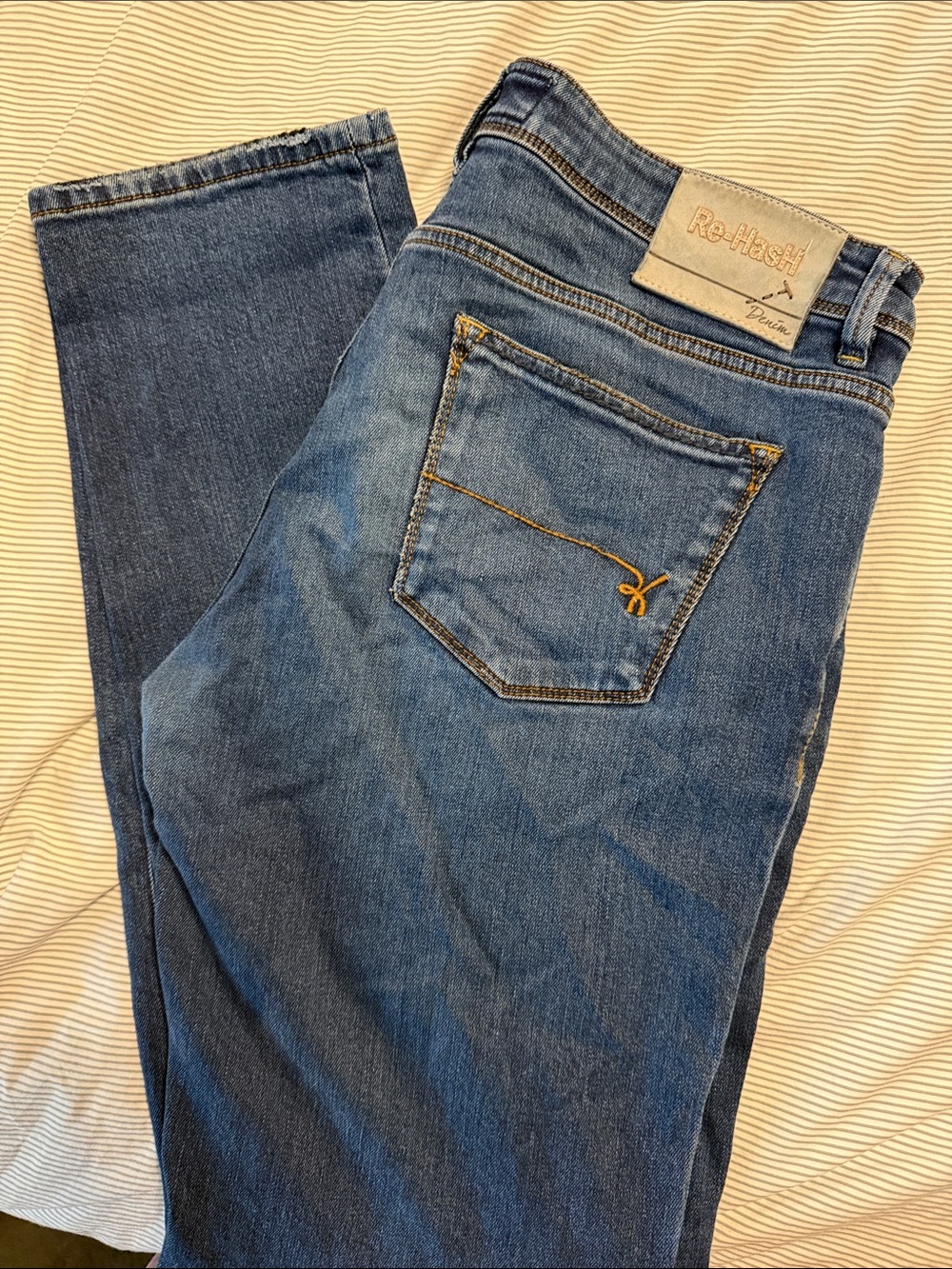 Re-Hash Men's Indigo Relaxed Jeans